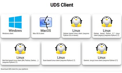 uds client screenshot