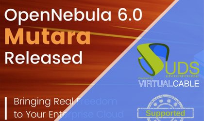 UDS Enterprise supports OpenNebula 6.0