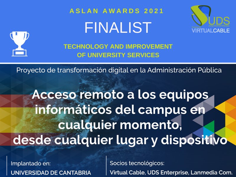 UNICAN Labs finalist ASLAN Awards