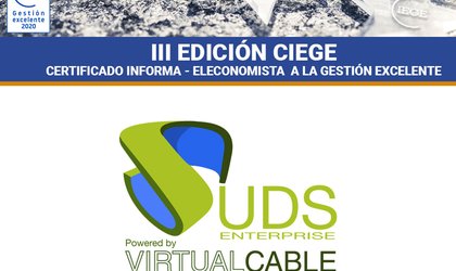 Certificado de Gestión Excelente de Virtual Cable
