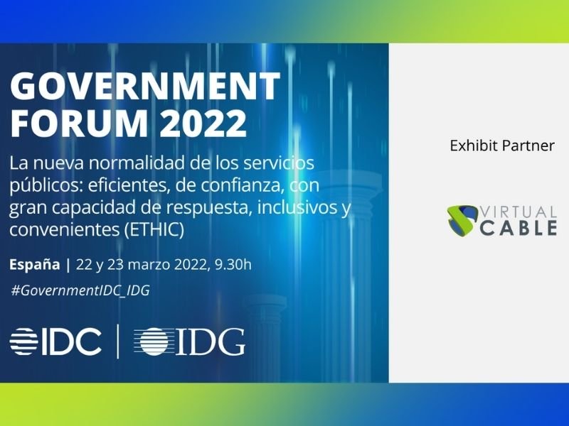 Virtual Cable, patrocinador de IDC Government Forum