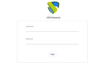 UDS Enterprise 3.0 login